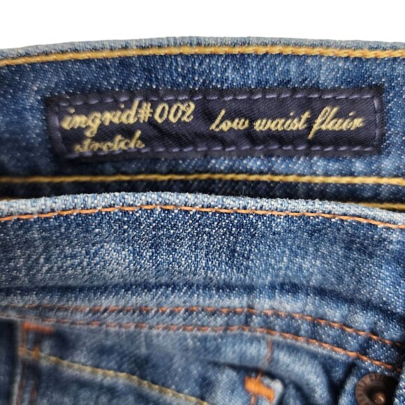 Citizens of Humanity Jeans Ingrid Low Waist Flair Flare‎ Stretch Womens Size 28 - Picture 7 of 11